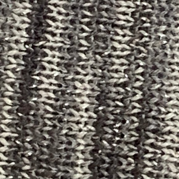 Metallic Silver & Black Sparkle Sweater - Picture 5 of 7